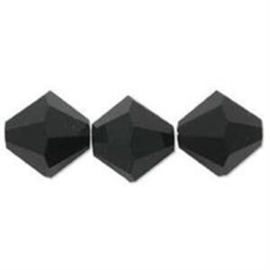 Swarovski Bicono 3Mm Jet 5328