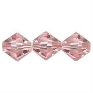 Swarovski Bicono 4Mm Light Rose 5328