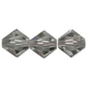 Swarovski Bicono 6Mm Black Diamond 5328