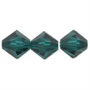 Swarovski Bicono 6Mm Smeraldo 5328