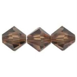 Swarovski Bicono 6Mm Smoked Topazio 5328
