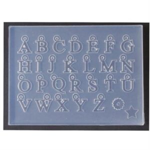 Texture Art Clay F 1806 Stampo Silicone Alfabeto Basic 8 Mm 40010