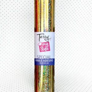 Vinile Adesivo Cm 305X50cm Holografici Gold