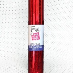 Vinile Adesivo Cm 305X50cm Holografici Red