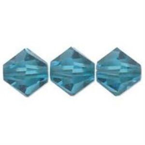 Sw10505 Bicono Swarovski Blue Zircon