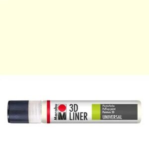 Marabu 3d Liner 25ml Glow In The Dark Yellow 672 M1830 009 672
