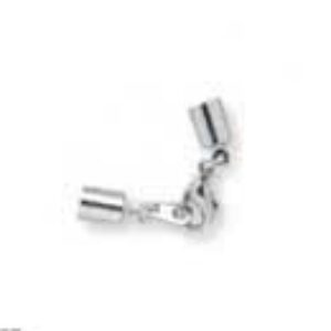 Bigiotteria Terminali 5mm Cordoncino Platino 1pz 841 32