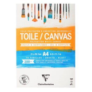 Blocco Tela Cosmos A4 10 F 200g Policotone Bianco 975207c