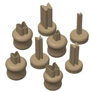 Cutter Espulsione Resina Farfalle Set 4pz 0 6 0 8 1 0 1 25cm Farset