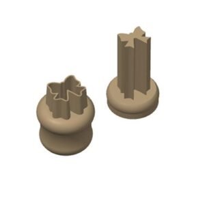 Cutter Espulsione Resina Fiocco 1 25cm Fio12