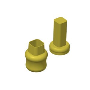 Cutter Espulsione Resina Quadrato Round 1 0cm Qro10