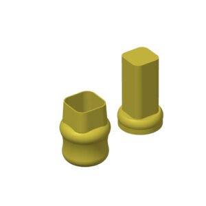 Cutter Espulsione Resina Quadrato Round 1 25cm Qro12