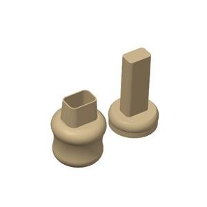 Cutter Espulsione Resina Rettangolo Round 1 0cm Rro10