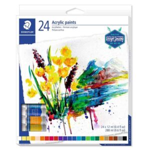 Colori Acrilici Staedtler Set 24x12ml 8500 C24