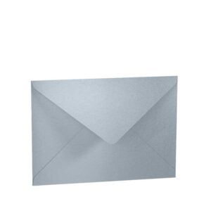 Paperado Papier Busta B6 Foderata 12 5x17 6 5 Pz Metallico Argento 5506