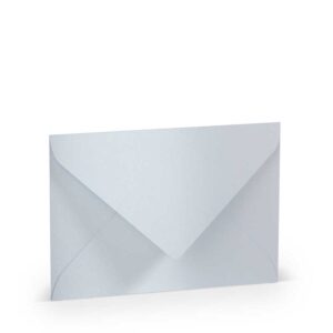 Paperado Papier Busta B6 Foderata 12 5x17 6 5 Pz Metallico Bianco 5509