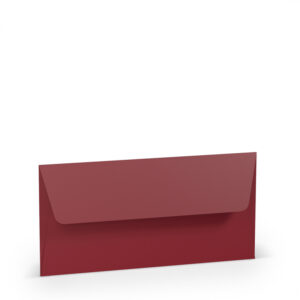 Paperado Papier Busta Dl Foderata 11x22 5 Pz Rosso Bordeaux 5544
