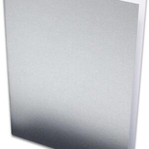 Paperado Papier Cartoncino B6 Doppio 220gr Metallico Argento 5621