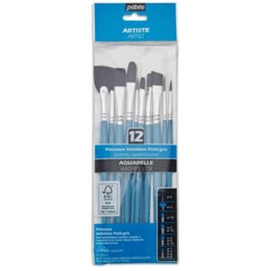 Pennelli Set 12pz Pebeo Acquarello Tondo 952207