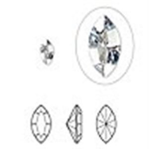 Swarovski Navetta 4228 15x7mm Crystal 8119 216001