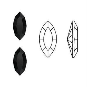 Swarovski Navetta 4228 15x7mm Jet 8119 216004