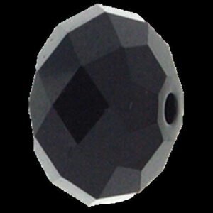 Swarovski Rondelle Cipolla 5040 8mm Jet 8117 17204