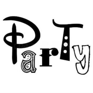 Timbri Clear Stamps 5x7 Party Wtk097