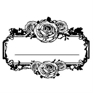 Timbri Clear Stamps 7x11 Targhetta Con Fiore Wtk142