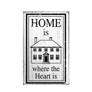 Timbri In Legno Vintage Home Is Where The Heart Is V01003