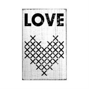 Timbri In Legno Vintage Love Herz V01024