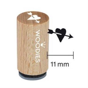 Timbri Mini Woodies Heart With Arrow Wm0409