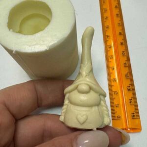 Stampo Silicone Artigianale Gnoma Cuore 3d H. 6 6 Cm Nat 2