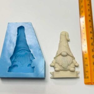 Stampo Silicone Artigianale Gnomo Festone H. 7 3x4 4cm Nat 7