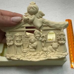 Stampo Silicone Artigianale Presepe H. 11x14 3 Cm Nat 8