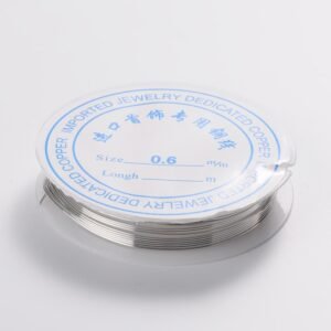 Cavo Metallo Rame 7mt 0 6mm Color Argento Cw0.6mm006a Nf