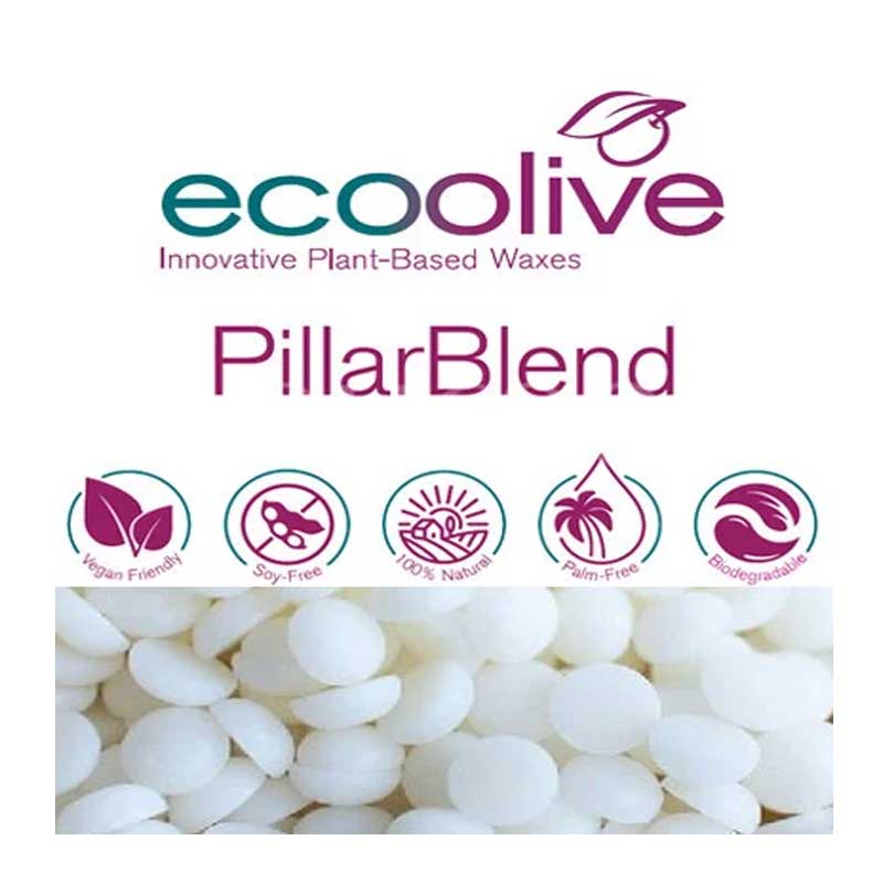 Cera Ecoolive Pillar Blend Per Candele Stampi 20kg Ecoolsta 20