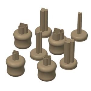 Cutter Espulsione Resina Edera Set 4pz 0 6 0 8 1 0 1 25cm Edeset