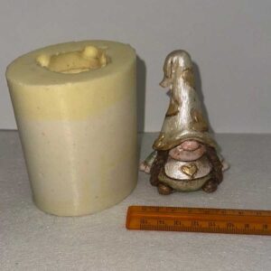 Stampo Silicone Artigianale Gnoma 3d Trecce