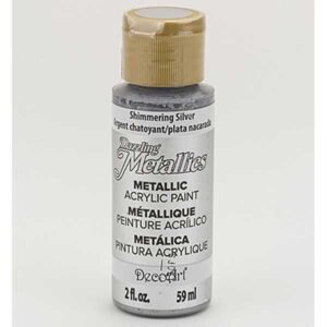 Americana Decoart Metallics Da070 Shimmering Silver