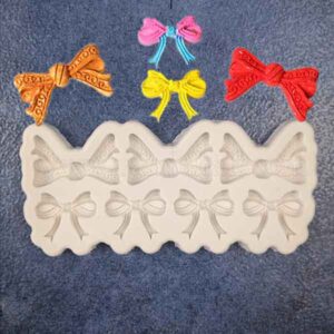 Stampi Silicone Fiocchi Assortiti 25 35mm X 18 21mm