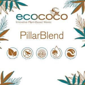 Cera Ecococco Candele Kerax Pillar Blend Stampi 1kg Grade 0 4 Kwccpcjc