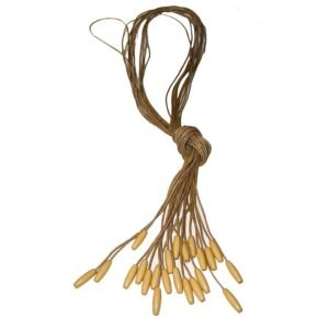 Collana Cordone Cerato Circa 60cm Lunga Caramello