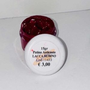 Patina Anticante 15gr Lacca Rubino
