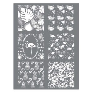 Silk Screen Per Pasta Polimerica 114x153 Mm Tropicale