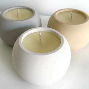 Stampo Silicone Contenitore Tondo 8 5cmx H 5 5cm