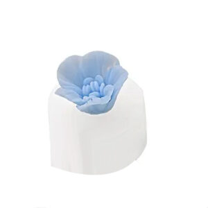 Stampo Silicone Per Candele Succulente 4 8x2 4cm