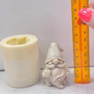 Stampo Silicone Artigianale Gnomo 3d Baffi