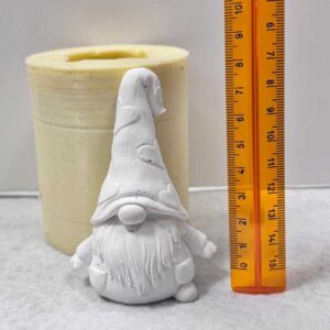 Stampo Silicone Artigianale Gnomo 3d Barba