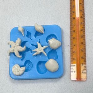 Stampo Silicone Artigianale Conchiglie 20mm 32mm